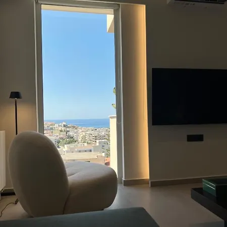 Ikia Mia Sea View Apartment Rethymno  Exterior photo
